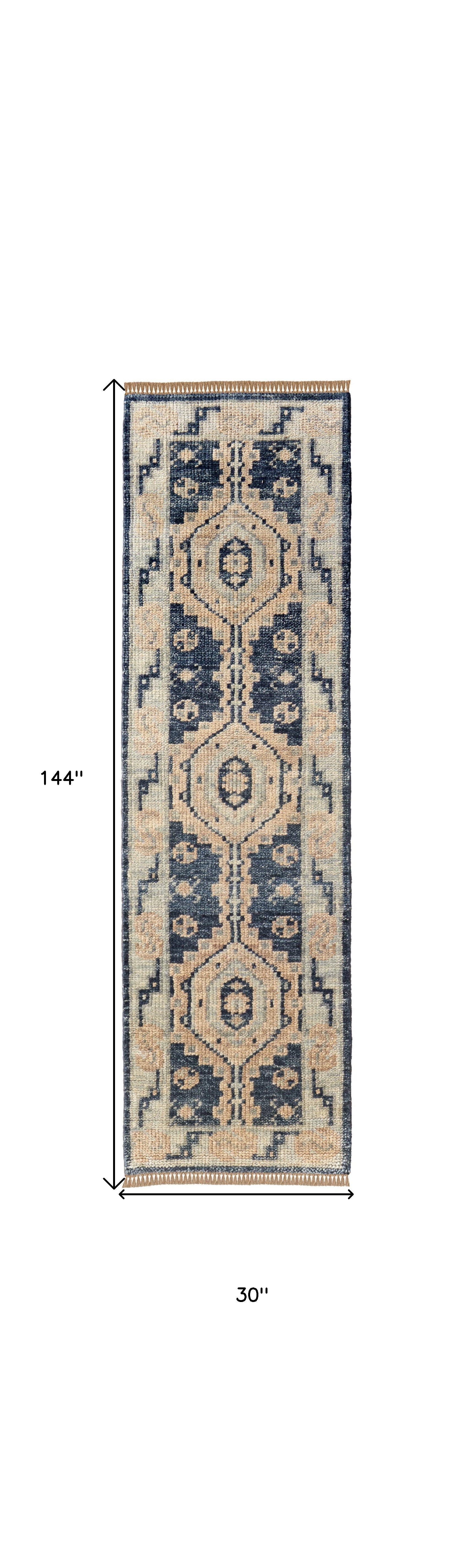 Geometric Oriental Medallion Area Rug