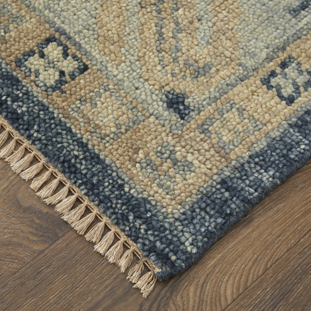 Geometric Oriental Medallion Area Rug