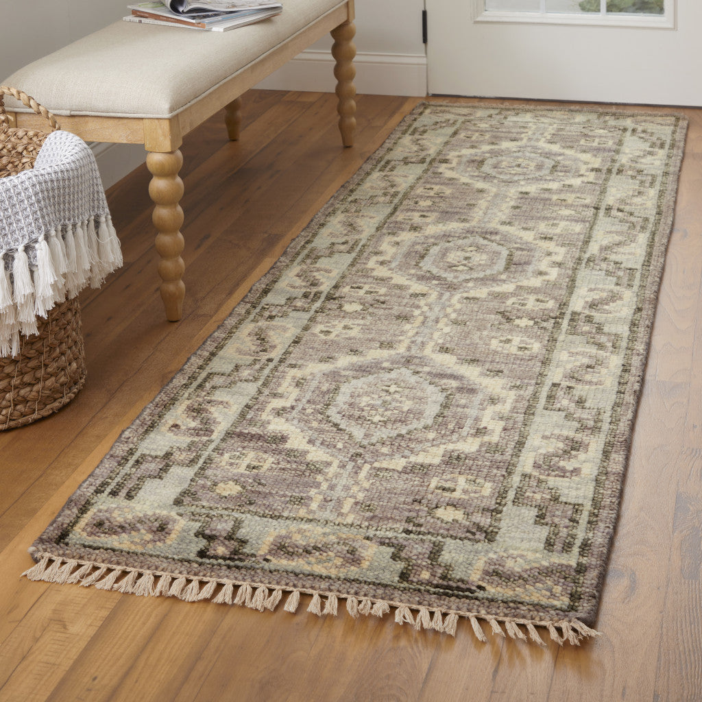 Geometric Oriental Medallion Area Rug