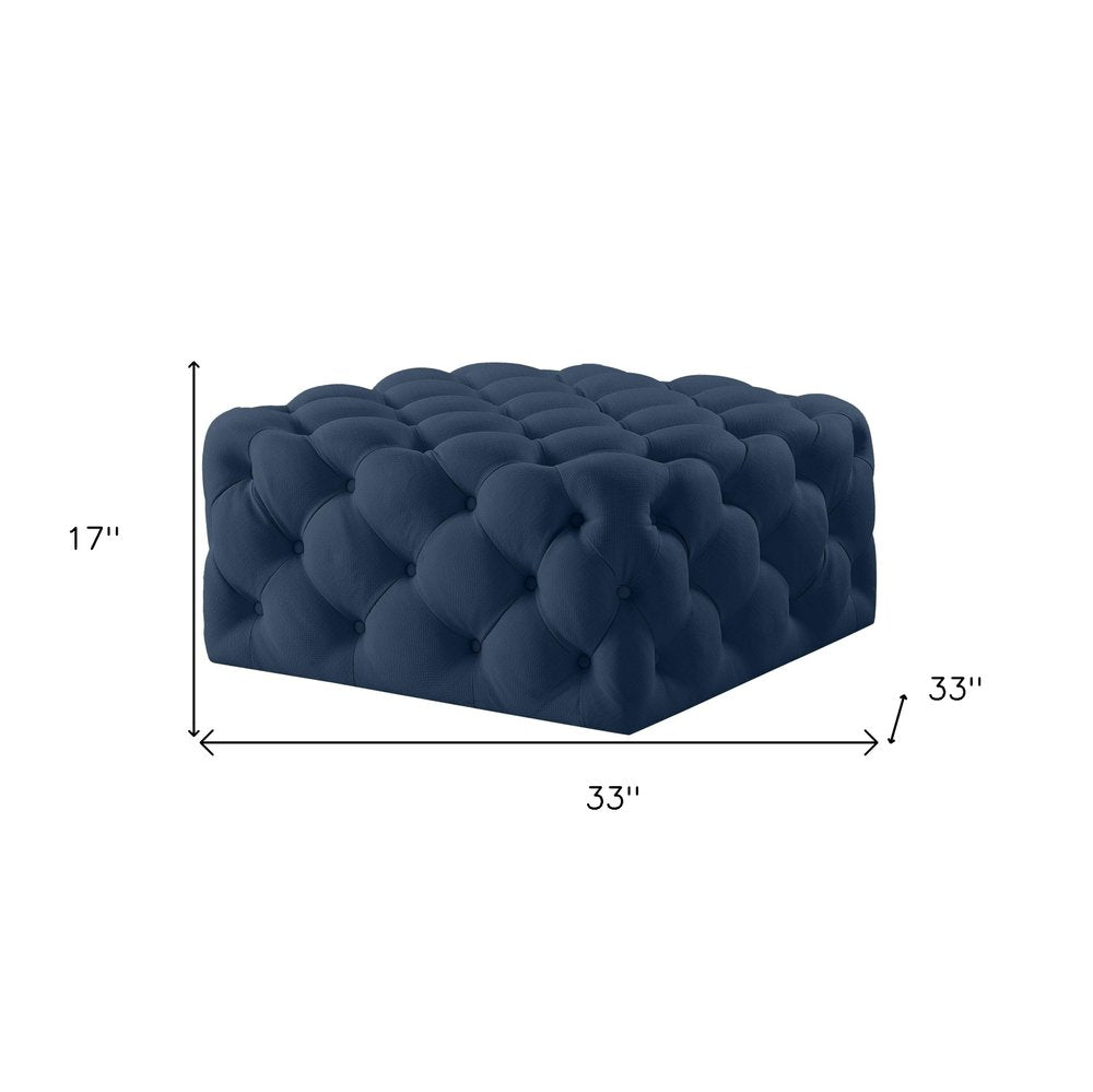 Tufted Cocktail Ottoman
