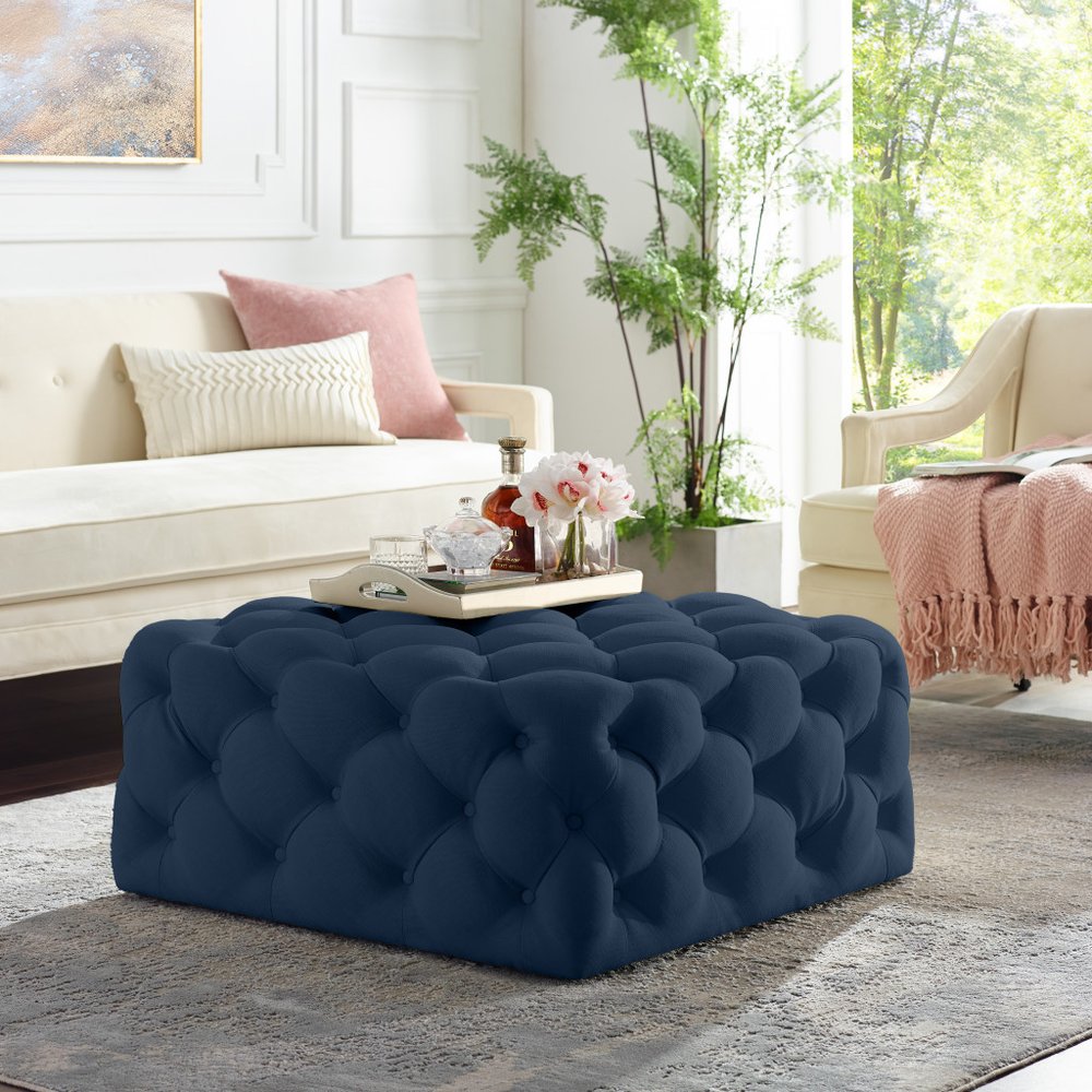 Tufted Cocktail Ottoman