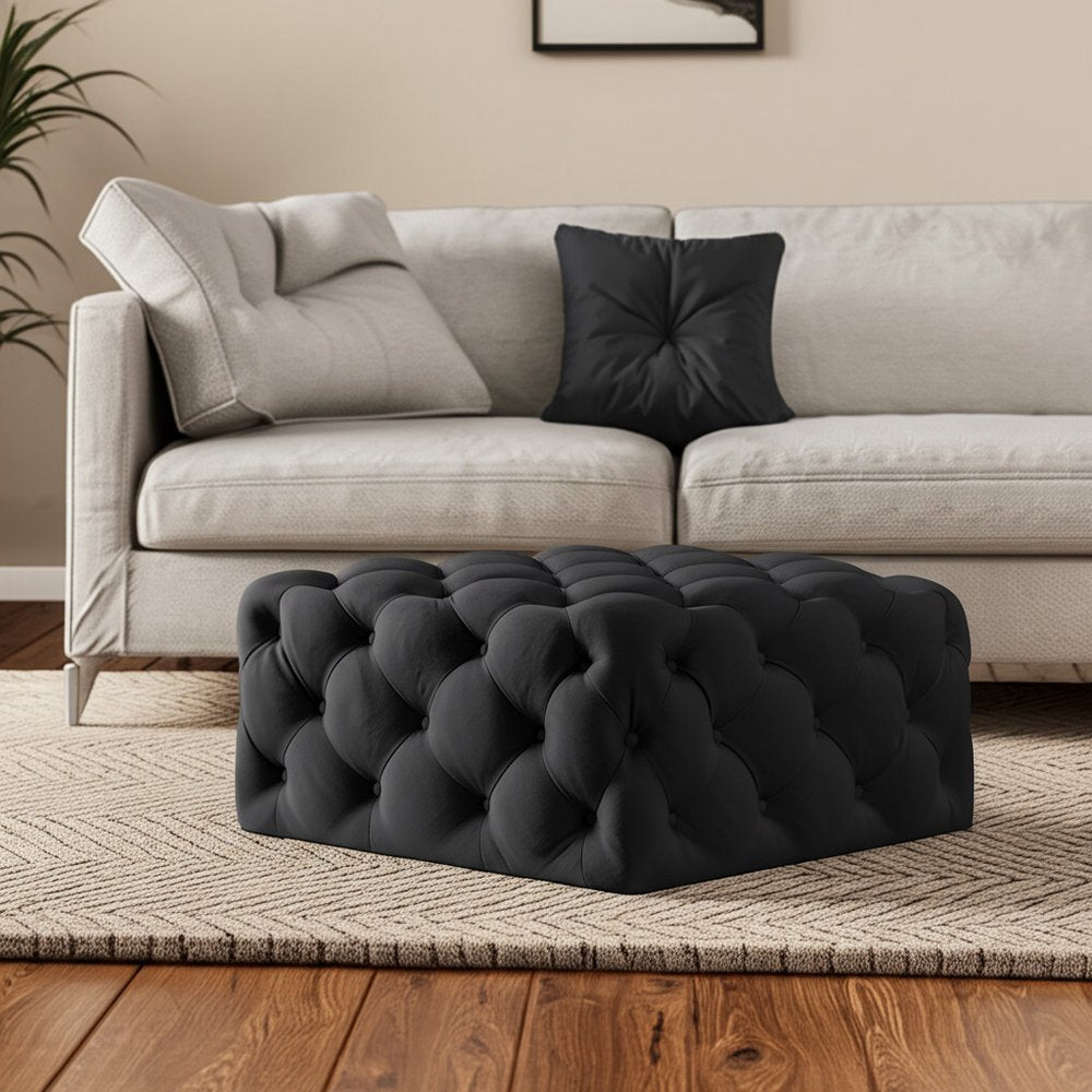 Tufted Cocktail Ottoman
