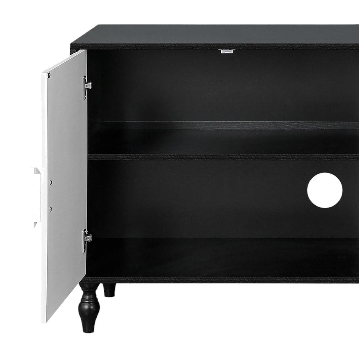 68" Wood Floral Sideboard
