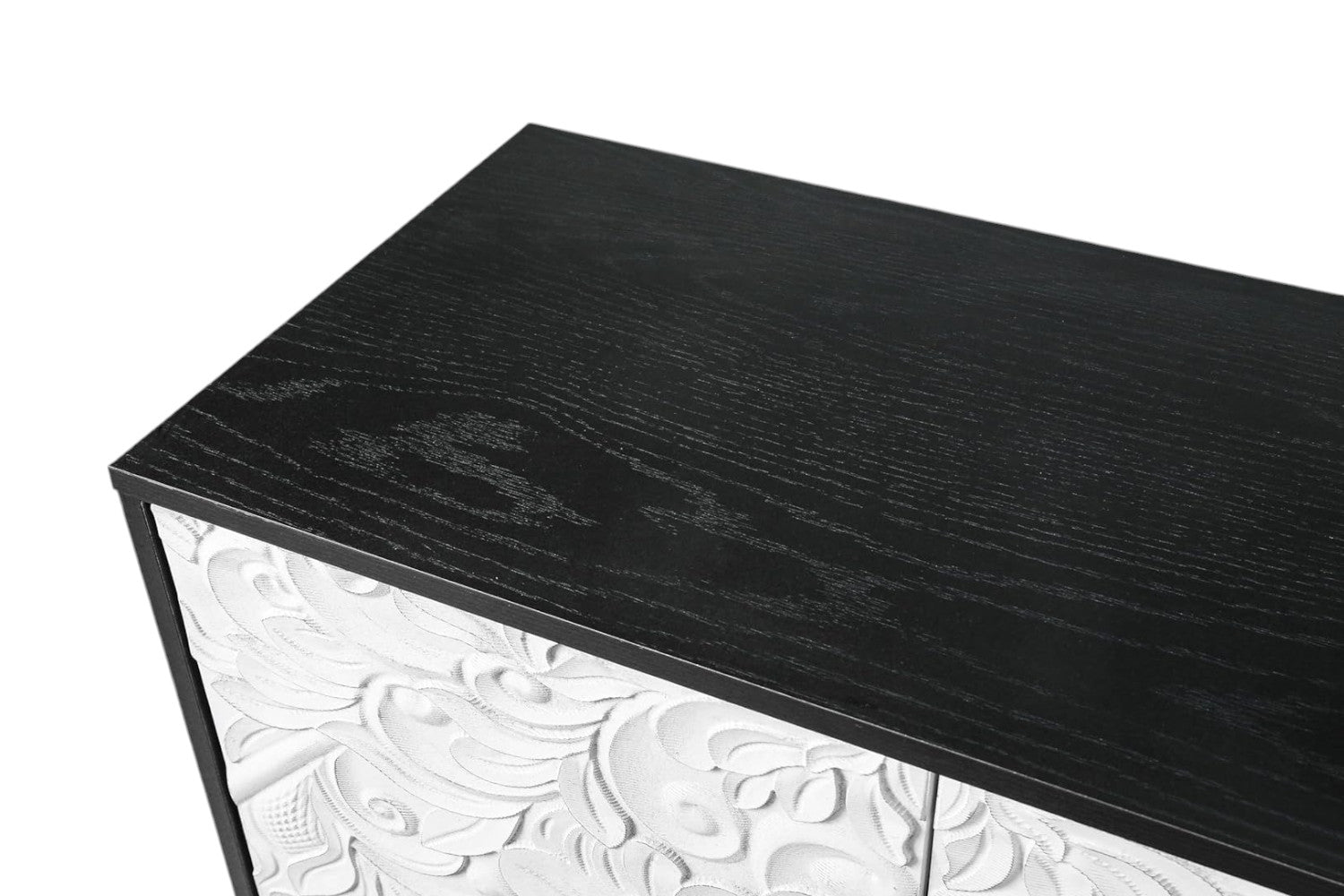 68" Wood Floral Sideboard