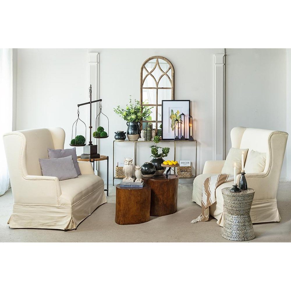 13" Dark Green Terracotta Amphora Jug Vase