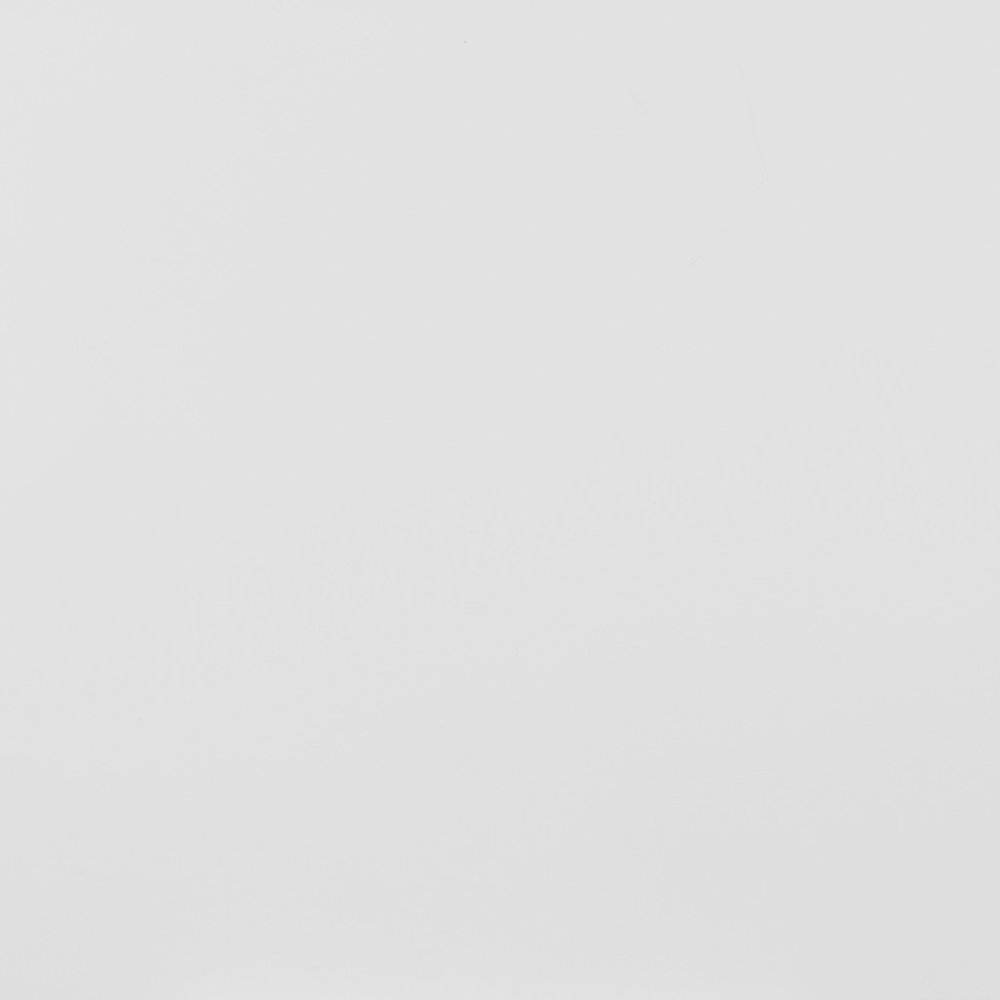 34" White Fluted Pedestal Outdoor Coffee Table