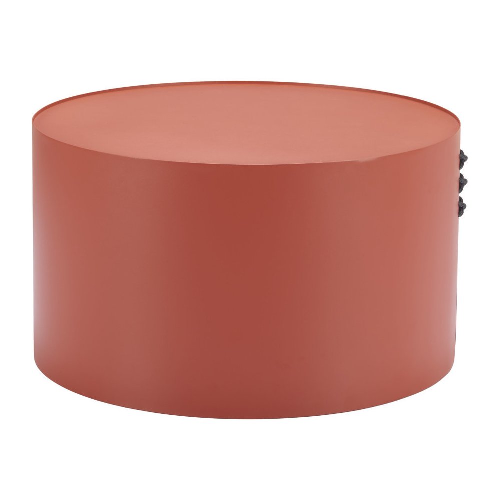 29" Terracotta Round Outdoor Coffee Table