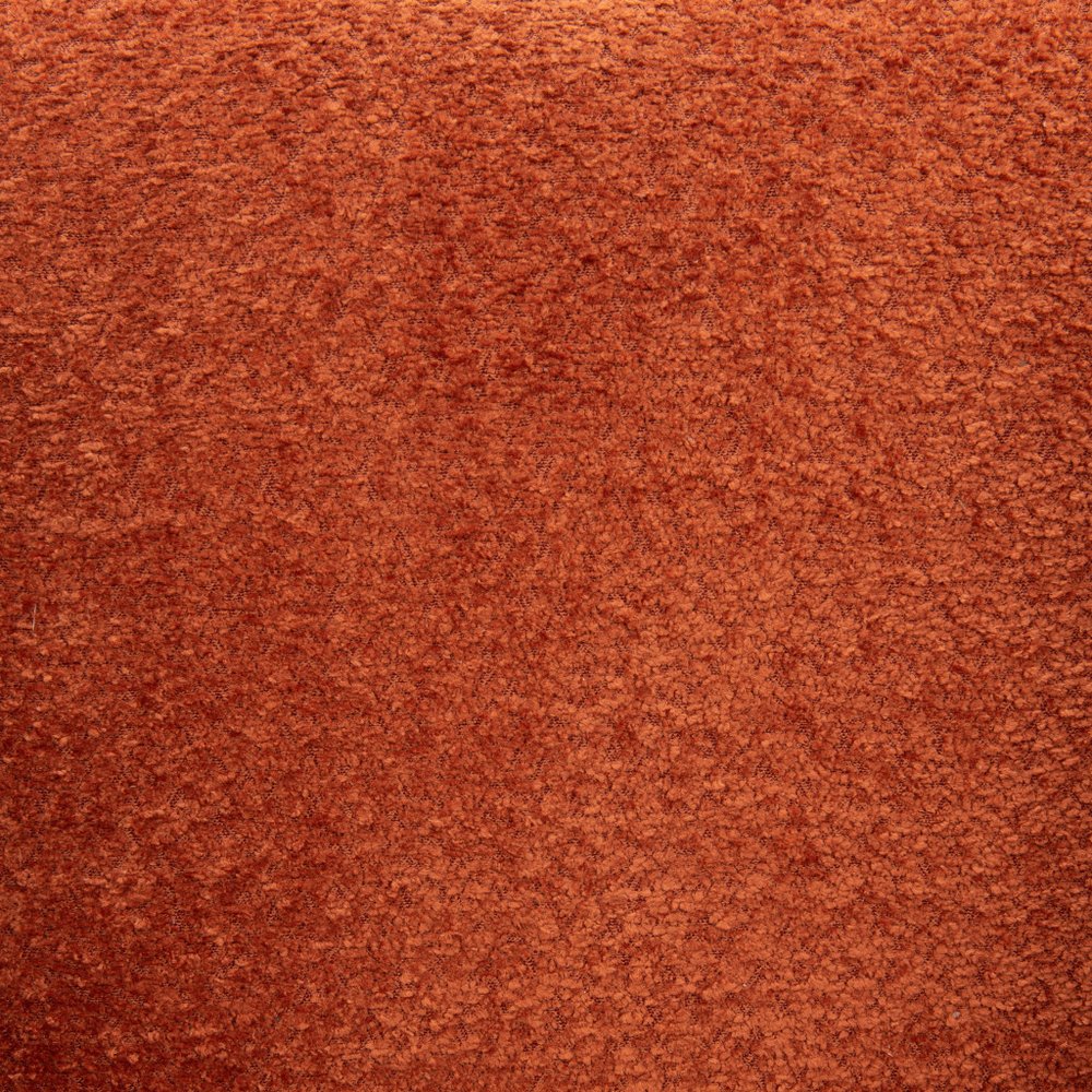 37" Burnt Orange Floating Tufted Barrel Chair