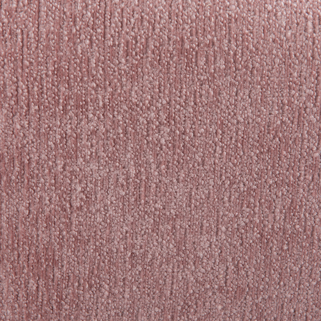 36" Pink and Black Faux Shearling Barrel Chair