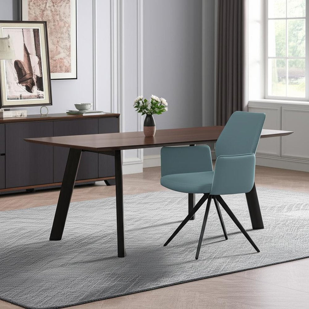 24" Light Blue Spider Dining Chair