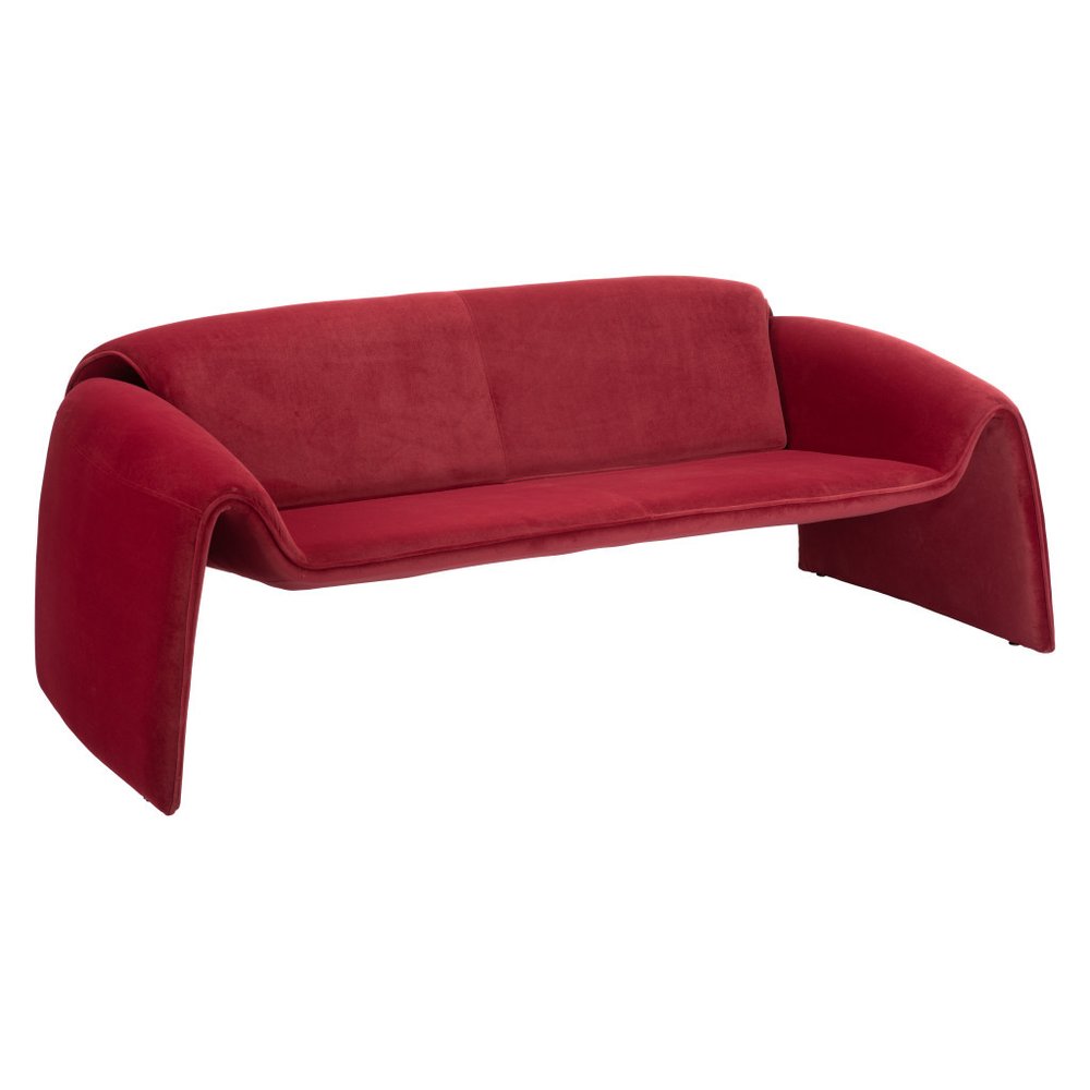 70" Red Modern Float Sofa