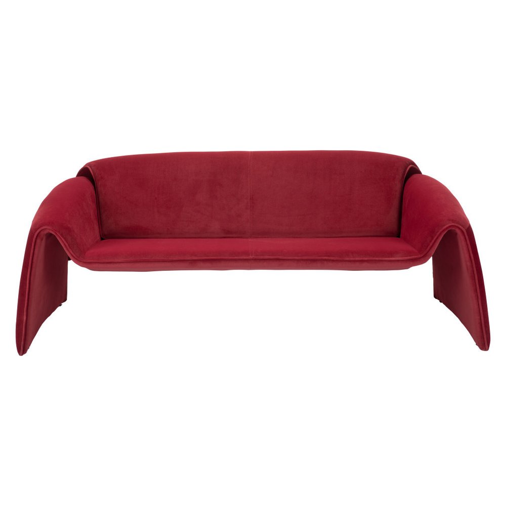 70" Red Modern Float Sofa