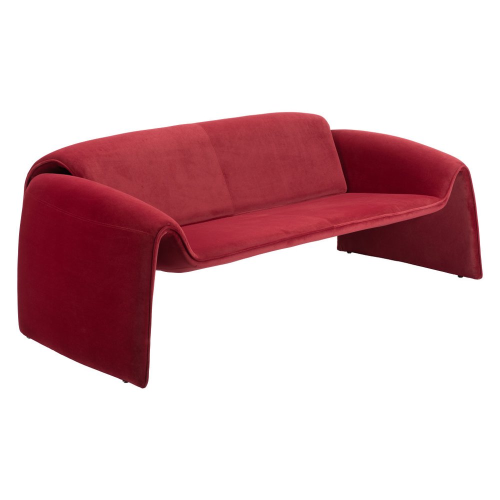 70" Red Modern Float Sofa