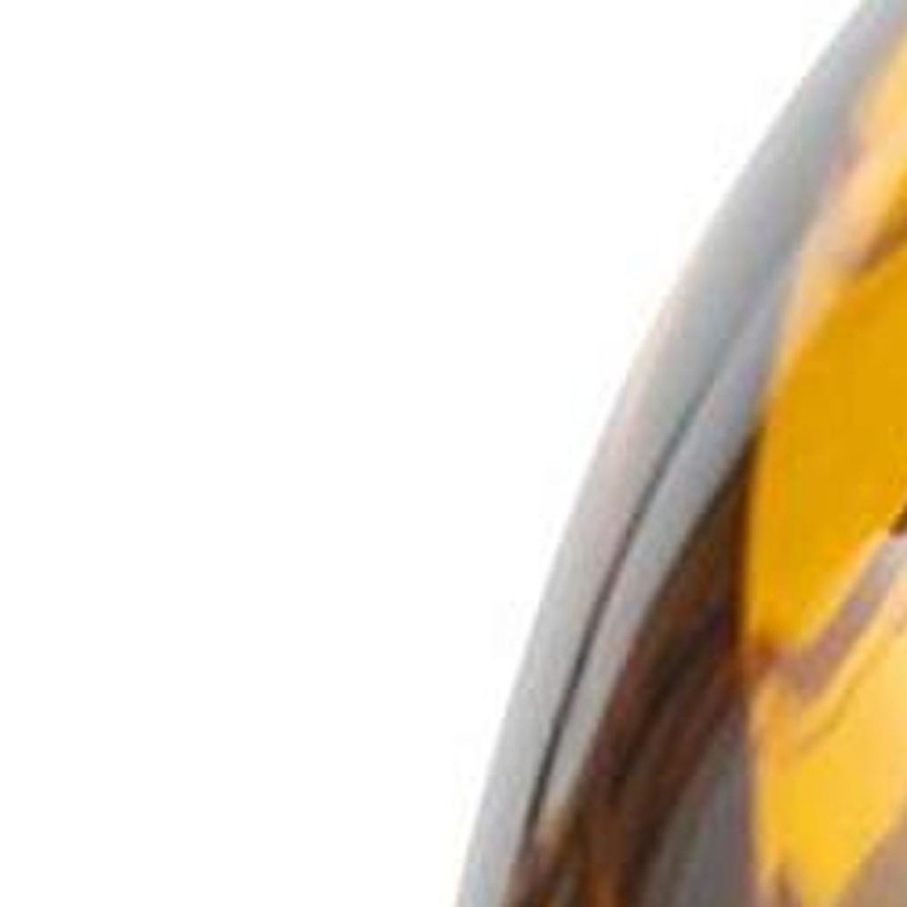 3 pc. Amber Swirl Glass Decorative Bottles with Stoppers