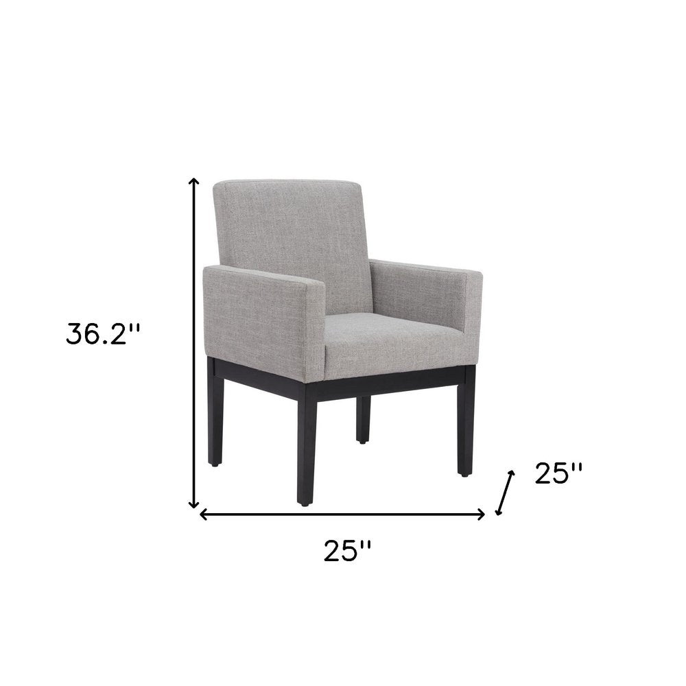 25" Contemporary Track Arm Dining Chair