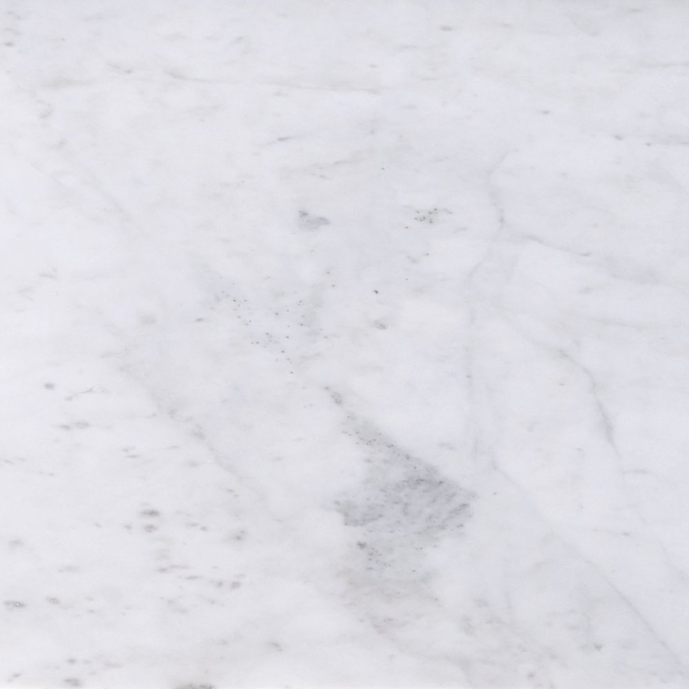 39" Two Piece Black Fluted Wood and Marble Coffee Table