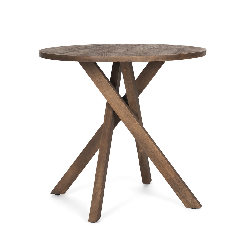 30" Wood Spider Leg End Table