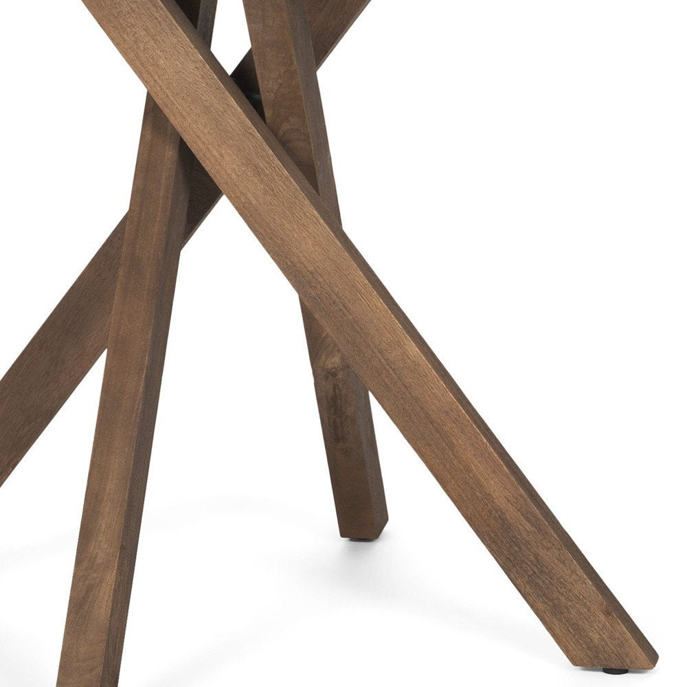 30" Wood Spider Leg End Table