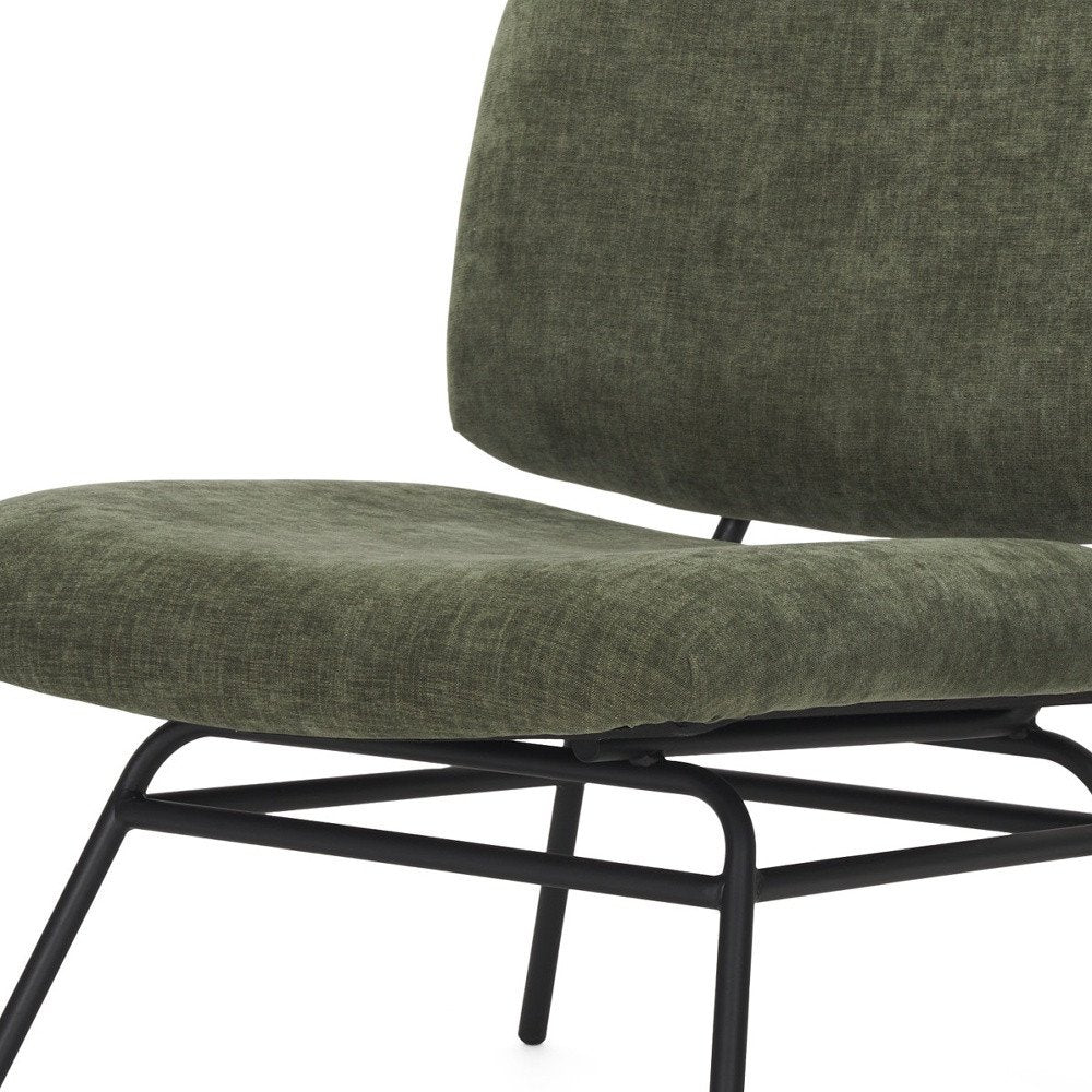 30" Chenille Slipper Chair