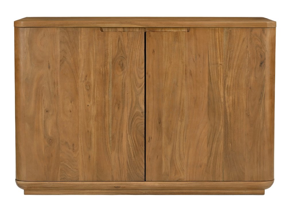 48" Distressed Coastal Wood Cabinet
