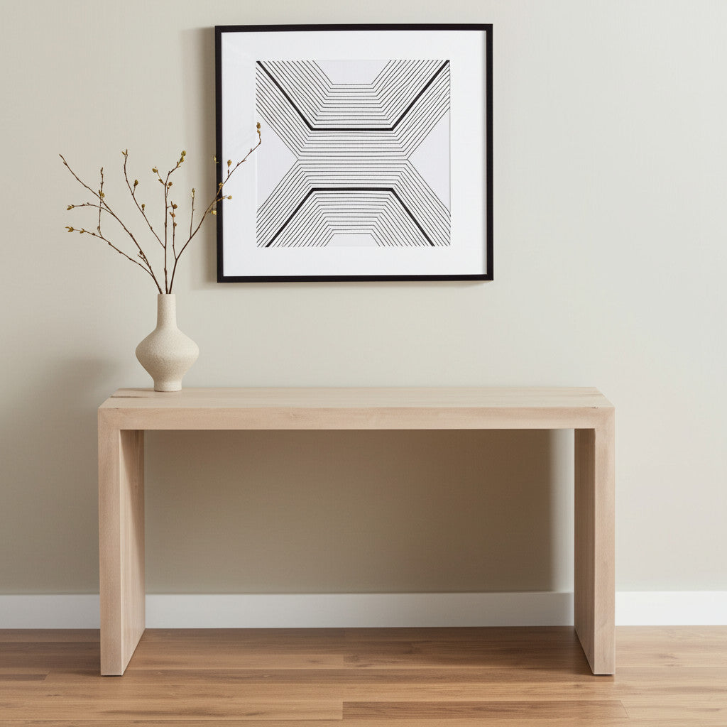 56" Reclaimed Wood Sled Writing Desk