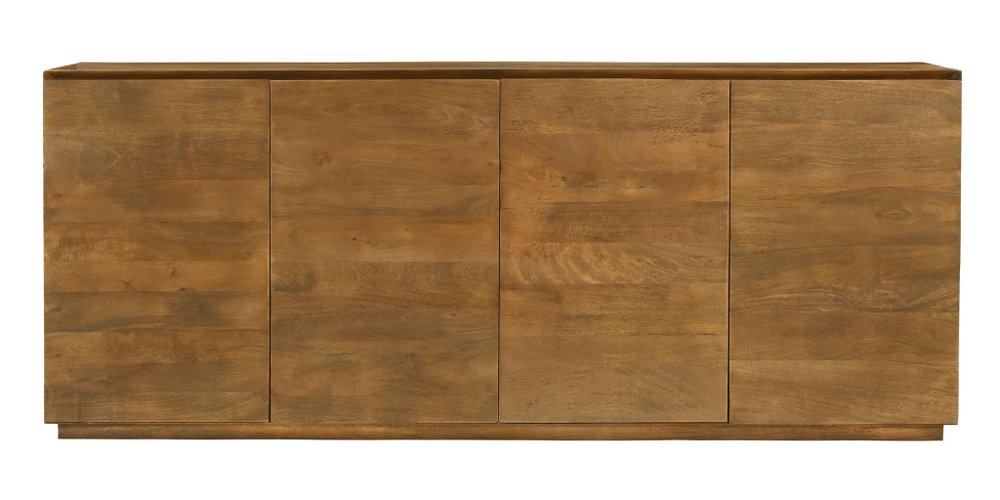 80" Brown Simple Mid-Century Sideboard