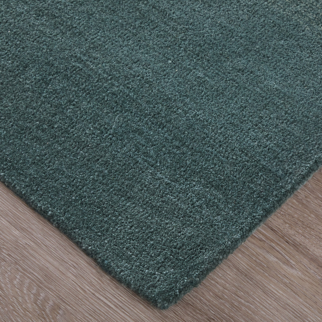 Blue and White Ombre Geometric Rug