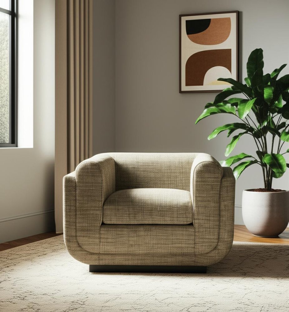 41" Green and Black Key Club Chair