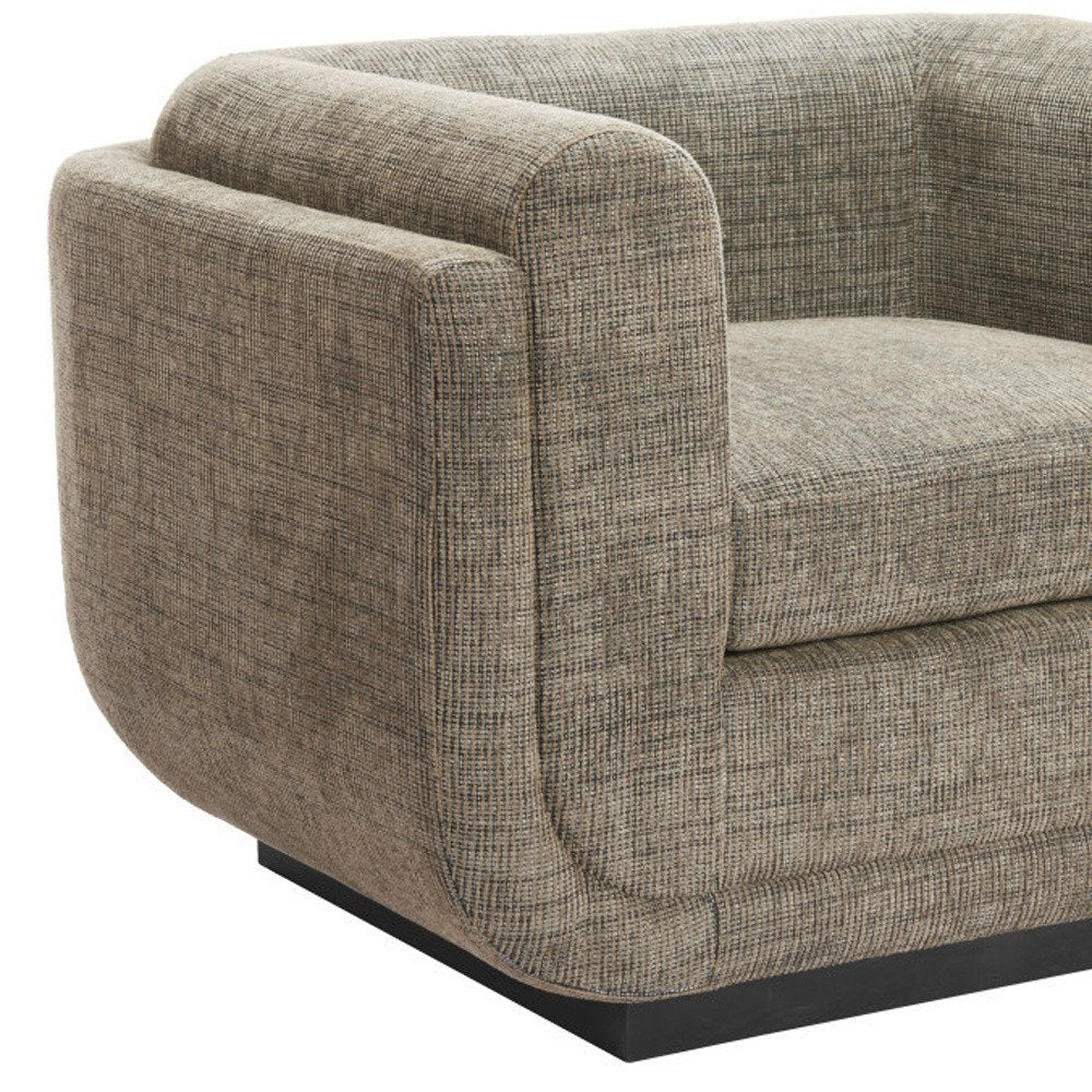 41" Green and Black Key Club Chair