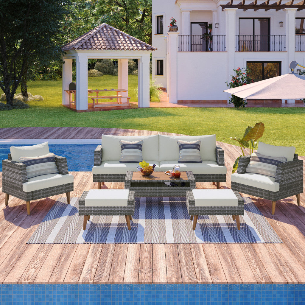 6-seat Outdoor Sofa/Chair Seating Set
