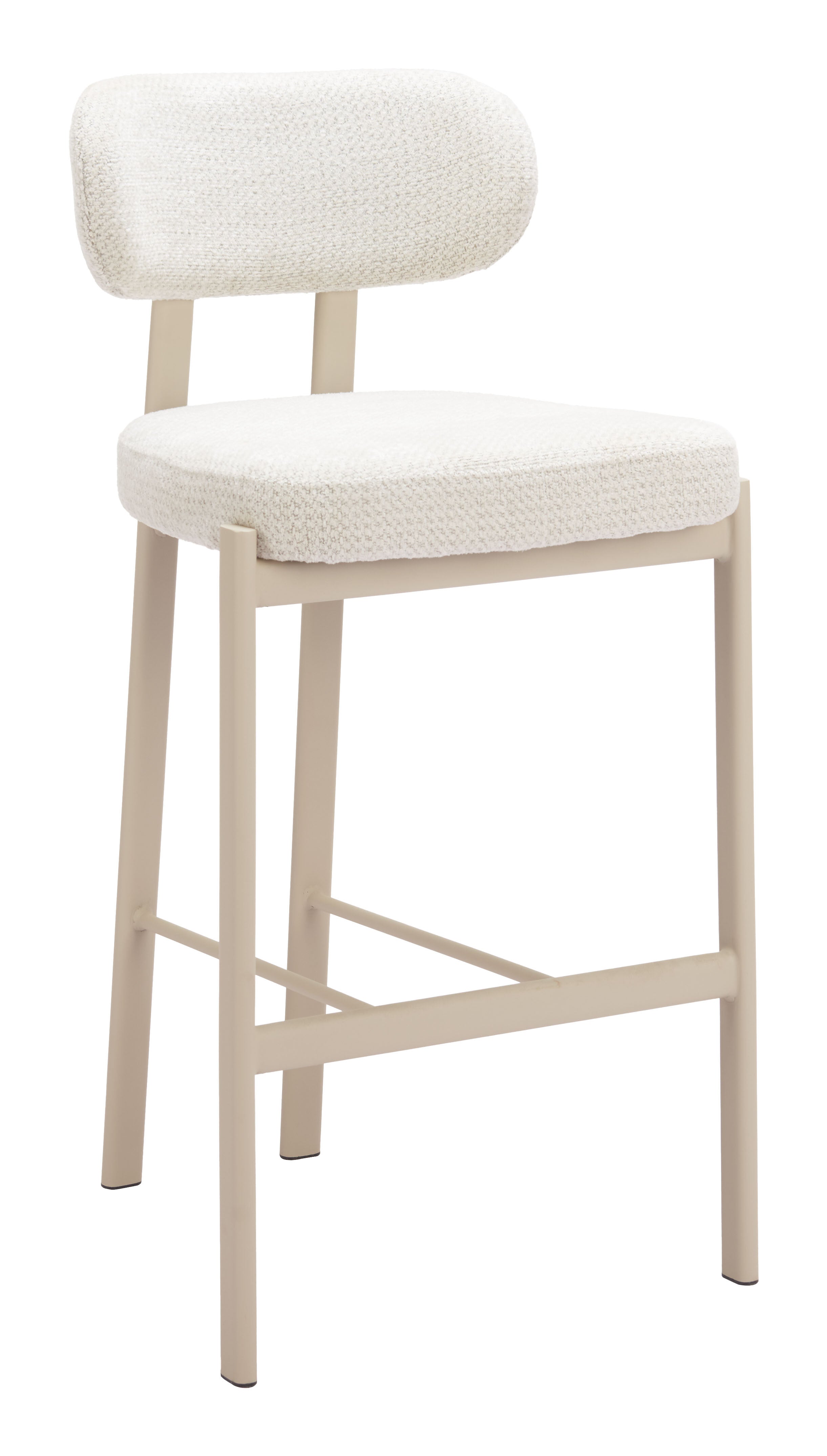 Set of Two 39" Low Back Modern Wood Bar Chair