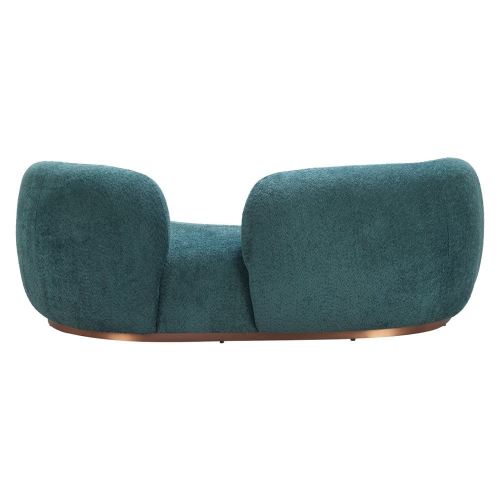 86" Teal Jamela Loveseat