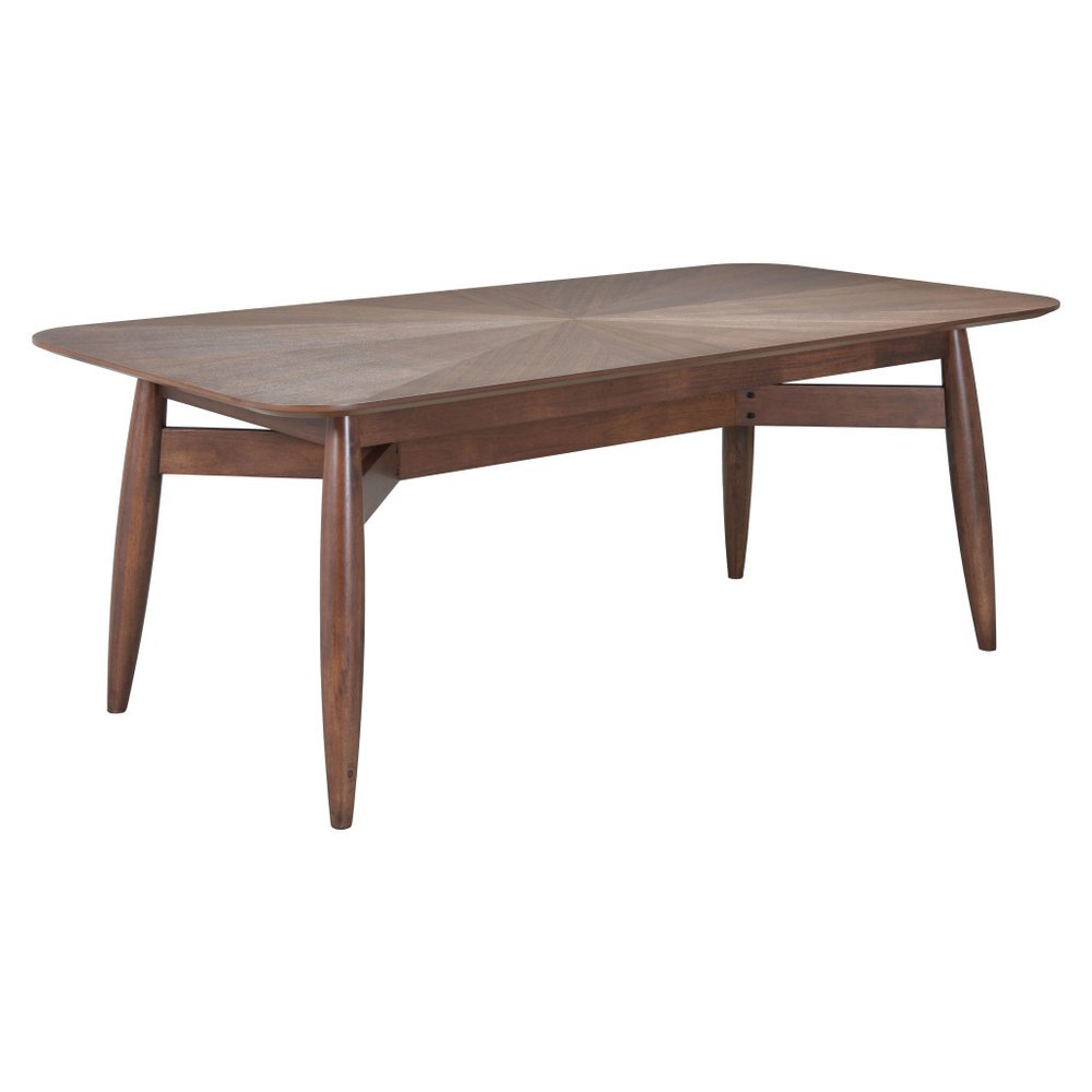 78" Espresso Wood Dining Table