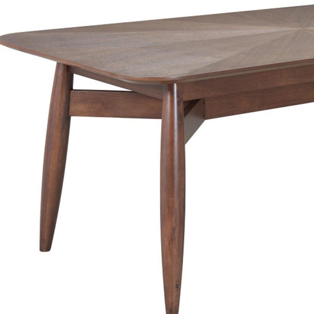 78" Espresso Wood Dining Table