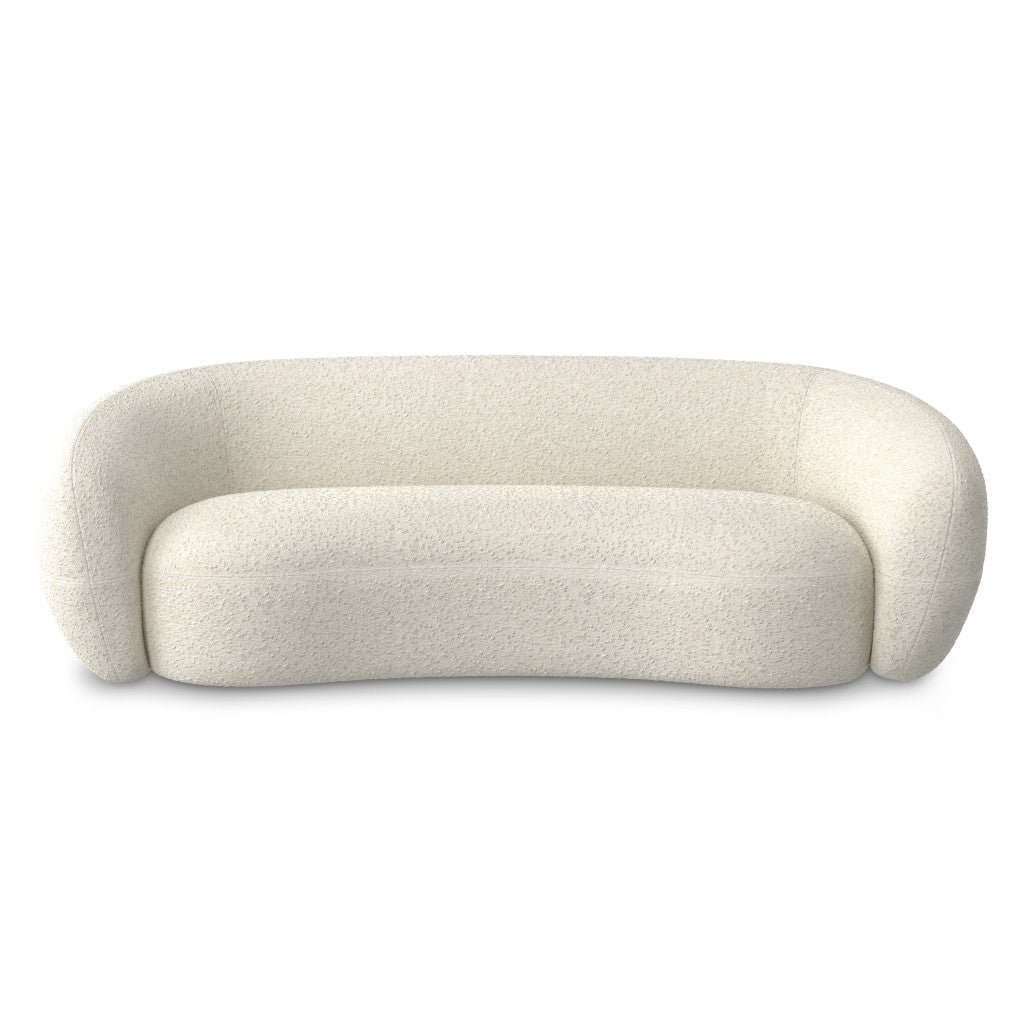 89" Modern Curved Sofa