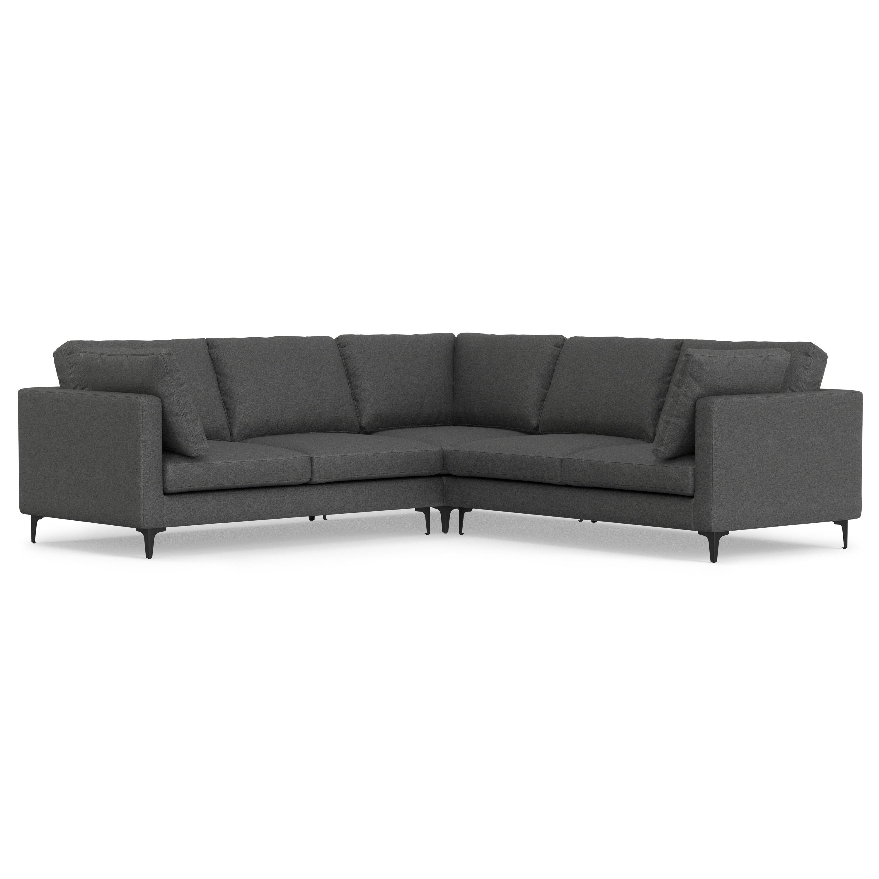 102" Mid-Century Track Arm Corner Sectional