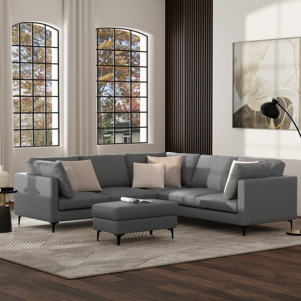 102" Simple Track Arm Corner Sectional