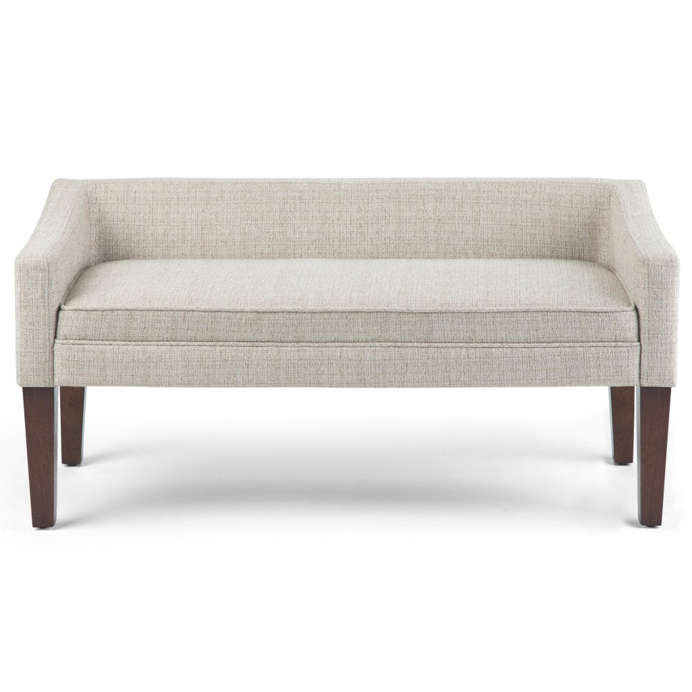 50" Slope Arm Upholstered Bench