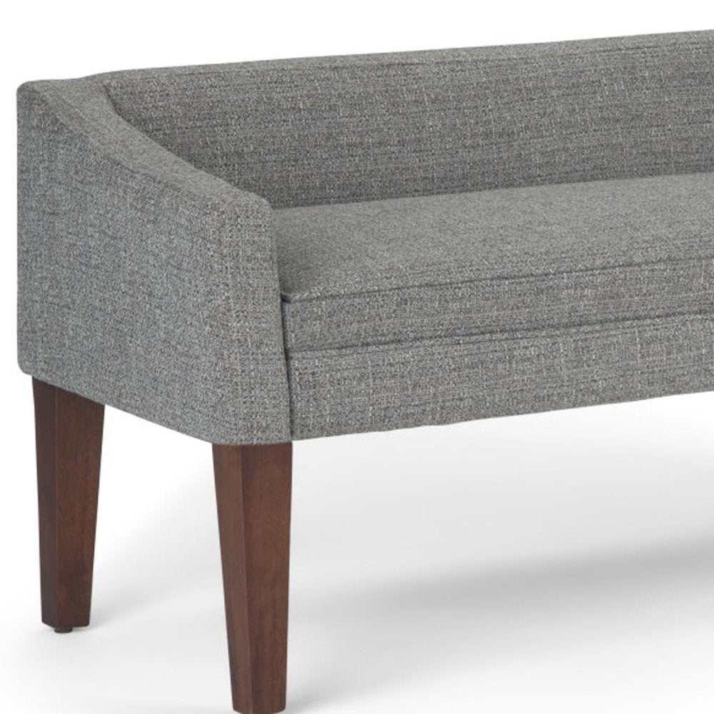50" Slope Arm Upholstered Bench