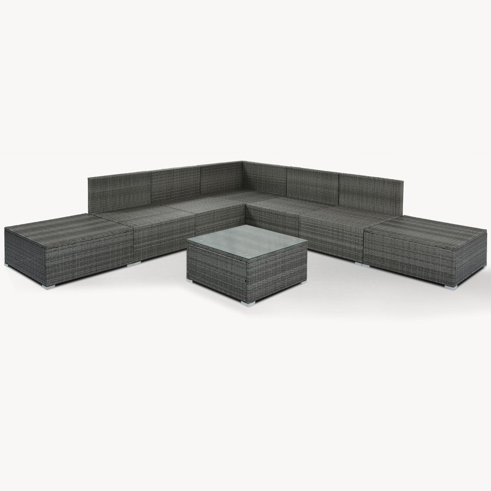 112" 8 pc. Sectional with Chaise
