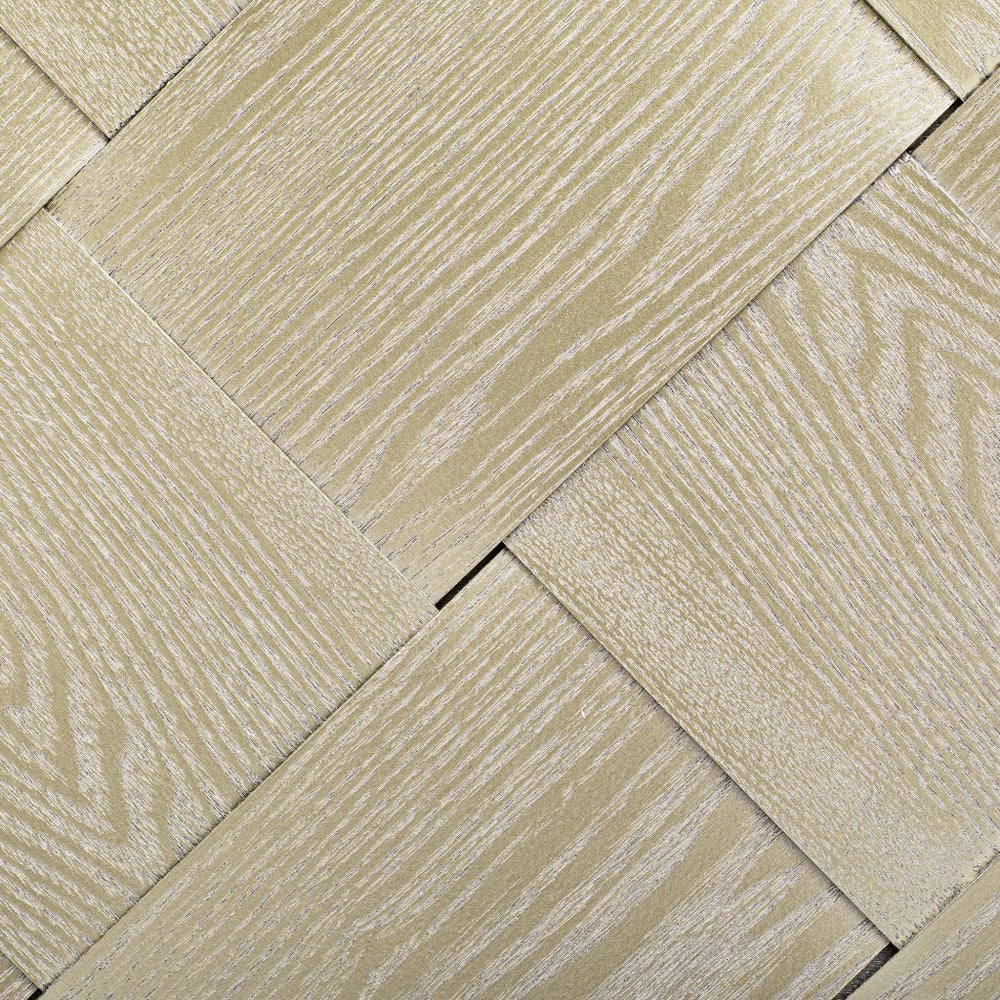 51" Wood Panel Rolling Kitchen Island