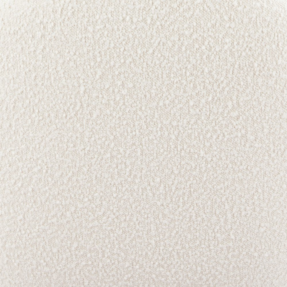 35" White Flared Arm Modern Swivel chair