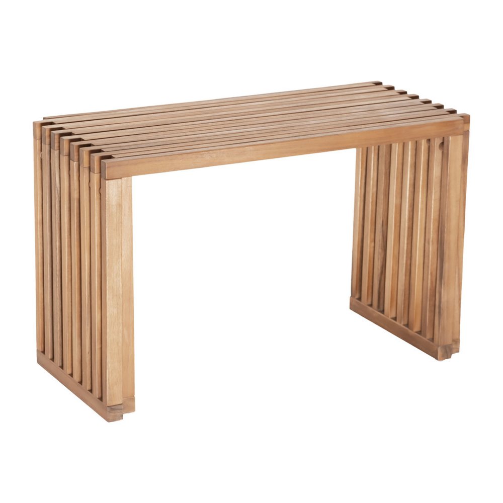 54" Acacia Wood Modular Patio Bench