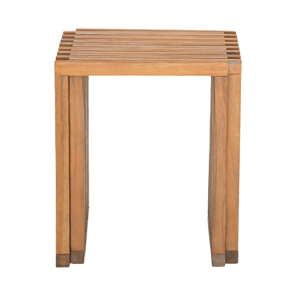27" Acacia Wood Modular Patio Bench
