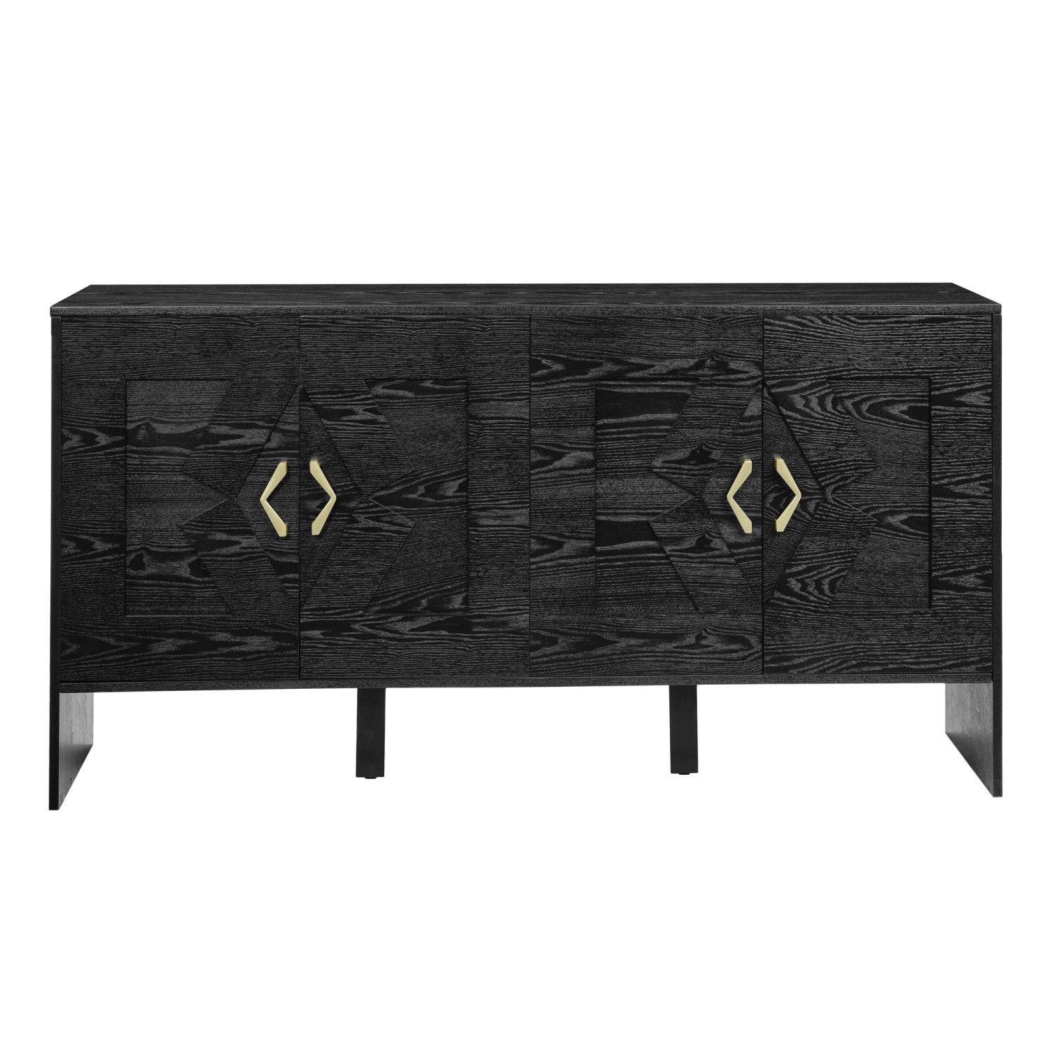 60" Wood Deco Design Sideboard