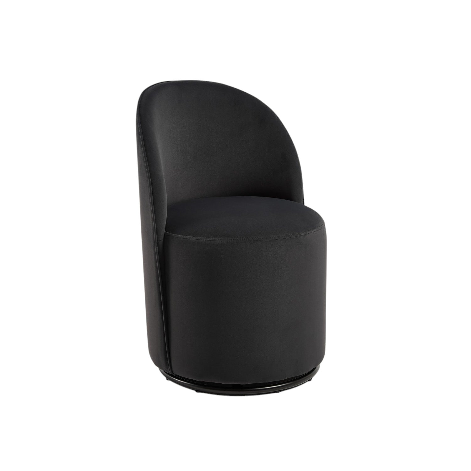 21" Modern Swivel Barrel Dining Chair