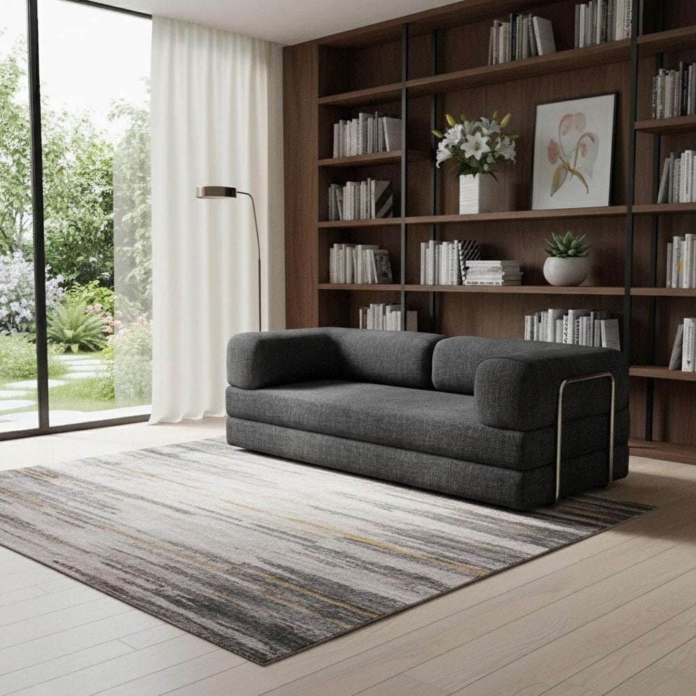 82" Chenille Modular Sleeper Sofa