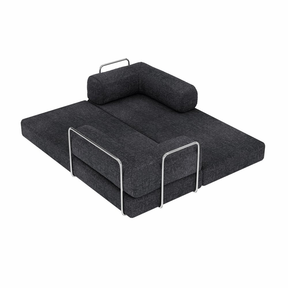 82" Chenille Modular Sleeper Sofa