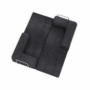 82" Chenille Modular Sofa