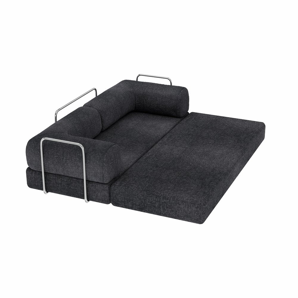 82" Chenille Modular Sleeper Sofa